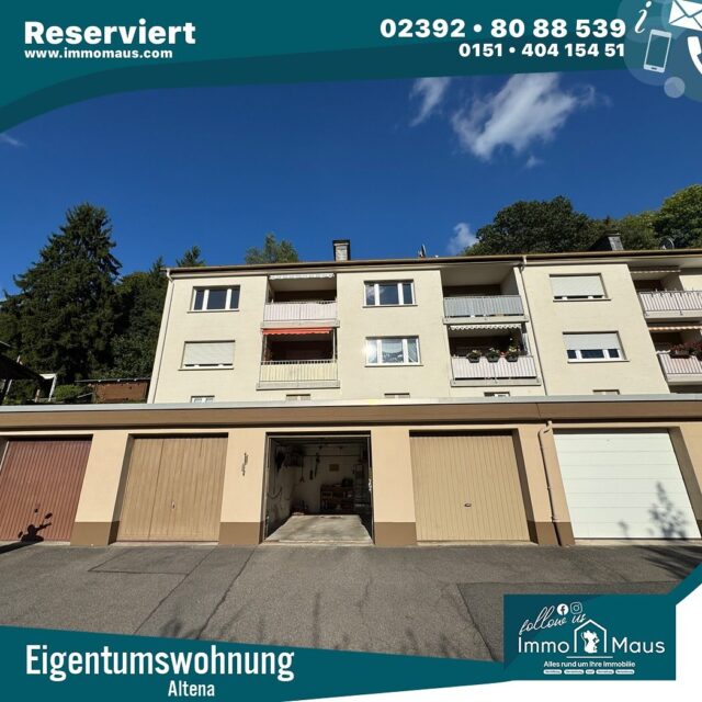 🎉 Seit nur 9 Tagen online – und unsere Eigentumswohnung in Altena ist bereits reserviert! 🏡✨

Am Sonntag fand die Besichtigung statt und unser Interessent (Kapitalanleger) hat sofort zugeschlagen. 🔑💼
Die Finanzierungsbestätigung liegt vor – jetzt wird der Notar beauftragt. ✍️📄

Wir würden sagen: Das ging mal wieder richtig schnell! 🚀
Dank unseres starken Netzwerks und weil wir die passenden Käufer bereits im Kundenstamm haben, konnten wir auch hier wieder schnell und zielgerichtet vermitteln. 🤝💛

➡️ Haben Sie ebenfalls eine Eigentumswohnung zu verkaufen?
Melden Sie sich gern bei uns – wir finden auch für Ihre Immobilie den passenden Käufer! 📞✨

Ihr Immo Maus Team 🐭🏠

#ImmoMaus #Altena #Immobilienverkauf #Eigentumswohnung #Kapitalanleger #Reserviert #Notartermin #Immobilienmakler #Wohnungsverkauf #Maklerteam #MärkischerKreis #Immobilienmarkt #Erfolgsgeschichte #Schnellverkauft #Immobilienliebe #Netzwerk #Kundenstamm #EigentumswohnungVerkaufen 💛