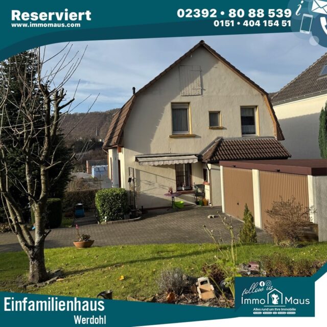 Reserviert! 🎉🏡
Dieses Einfamilienhaus in Werdohl-Königsburg hat es nicht einmal in die Vorankündigung geschafft – und ist bereits vergeben!
Vor zwei Wochen haben wir den Auftrag erhalten, am selben Tag die Immobilie unserem Käufernetzwerk vorgestellt und nun, zwei Wochen später, steht bereits die Finanzierung und der Kaufvertragsentwurf ist auf dem Weg. ⚡️

Besonders erfreulich:
Für die Verkäuferin konnten wir deutlich mehr erzielen, als sie erwartet hatte. So hat sich der Verkauf gleich doppelt gelohnt – rekordverdächtige Geschwindigkeit und ein besserer Verkaufspreis. 🙌💛
Auch hier zeigt sich wieder die Stärke unseres Bestandskunden-Netzwerks 🤝.

👉 Sie möchten Ihr Haus ebenfalls schnell und erfolgreich verkaufen?
Dann melden Sie sich gerne bei uns!

Ihr Immo Maus Team 🏡✨

#immomaus #immobilienverkauf #werdohl #königsburg #einfamilienhaus #reserviert #verkauft #immobilien #bestandskunden #schnellverkauft #hausverkauf #märkscherkreis #immobilienmakler