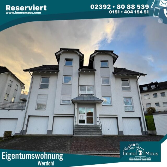 Schnell. Schneller. Immo Maus. ⚡️🏡

Reserviert! 🎉
Unsere 90 m² Eigentumswohnung in Werdohl-Kleinhammer war nicht einmal in der Vorankündigung – und schon vergeben!
Am Mittwoch haben wir den Auftrag erhalten und nur 10 Minuten später, nach einem kurzen Videoanruf 📲, war die Wohnung bereits reserviert.

Selbst für uns ein Rekord – aber genau dafür steht unser starkes Netzwerk an Kapitalanlegern 🤝💼.

👉 Sie möchten Ihre Eigentumswohnung ebenfalls schnell und unkompliziert verkaufen?
Dann melden Sie sich gerne bei uns!
Ihr Immo Maus Team 💛

#immomaus #schnellschnellerimmomaus #immobilienverkauf #werdohl #kleinhammer #eigentumswohnung #reserviert #immobilien #kapitalanlage #märkscherkreis #immobilienmakler #verkauft #wohnungsverkauf