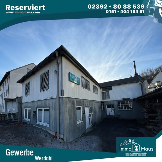 ⚡️ Manchmal geht es schneller als gedacht!

Auch dieses Mal konnten wir wieder zügig vermitteln – und das, obwohl Gewerbeimmobilien aktuell nicht stark nachgefragt sind.

🤝 Umso mehr freut es uns, dass wir einen passenden Handwerker aus Werdohl finden konnten!

🏢 Wir sind stolz darauf, nicht nur Menschen glücklich zu machen, sondern auch Unternehmen beim Start in neue Räumlichkeiten zu unterstützen und so ihren Erfolg mitzugestalten.

💼 Gemeinsam schaffen wir Perspektiven – für Privatpersonen und Firmen gleichermaßen.

Ihr Immo Maus Team 🐭✨

#immobilien #gewerbeimmobilien #erfolg #vermittlung #rheinland makler unternehmertum immomakler