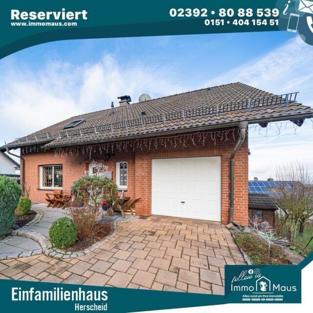🏡 3, 2, 1… reserviert! 🎉
Dieses hochwertige Einfamilienhaus in Herscheid hat bereits neue Käufer gefunden! ✨
Aktuell warten wir noch auf die letzten Rückmeldungen der Bank 🏦, anschließend wird der Kaufvertragsentwurf auf den Weg gebracht. 📝
📈 Der Markt ist in Bewegung:
Viele Käufer nutzen aktuell die Entwicklung und sichern sich ihre Traumimmobilie!
💡 Sie überlegen, Ihr Haus zu verkaufen?
Lassen Sie Ihre Immobilie professionell durch uns aufbereiten und optimal vermarkten.
📩 Melden Sie sich gerne bei uns – Ihr ImmoMaus Team 🐭
#reserviert #verkauft #immobilien #einfamilienhaus #herscheid