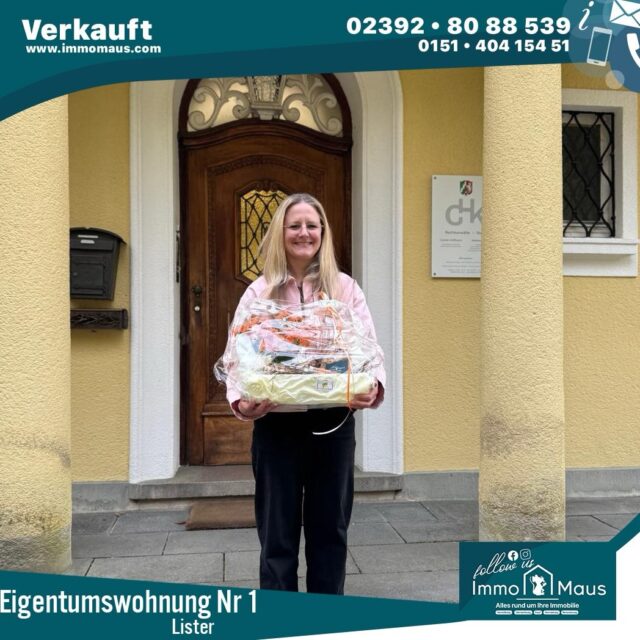 🏡 Erfolgsupdate – Projekt an der Listertalsperre!

✨ Starke Neuigkeiten von Ihrem Immo Maus Team!

3 von 4 Wohnungen unseres Projekts an der Listertalsperre sind bereits erfolgreich verkauft! 🎉

💛 Besonders freuen wir uns, dass auch die Wohnung Nr. 1 mit der großen Terrasse eine glückliche  Eigentümerin gefunden hat.

🚀 Für die letzte verfügbare Wohnung (Nr. 4) stehen bereits spannende Entwicklungen an –
bleiben Sie gespannt!

📩 Sie möchten nichts verpassen oder interessieren sich für ähnliche Objekte?
Dann sprechen Sie uns gerne an!

Ihr Immo Maus Team

#immobilien #listertalsperre #verkauft #immomäuse #wohnen