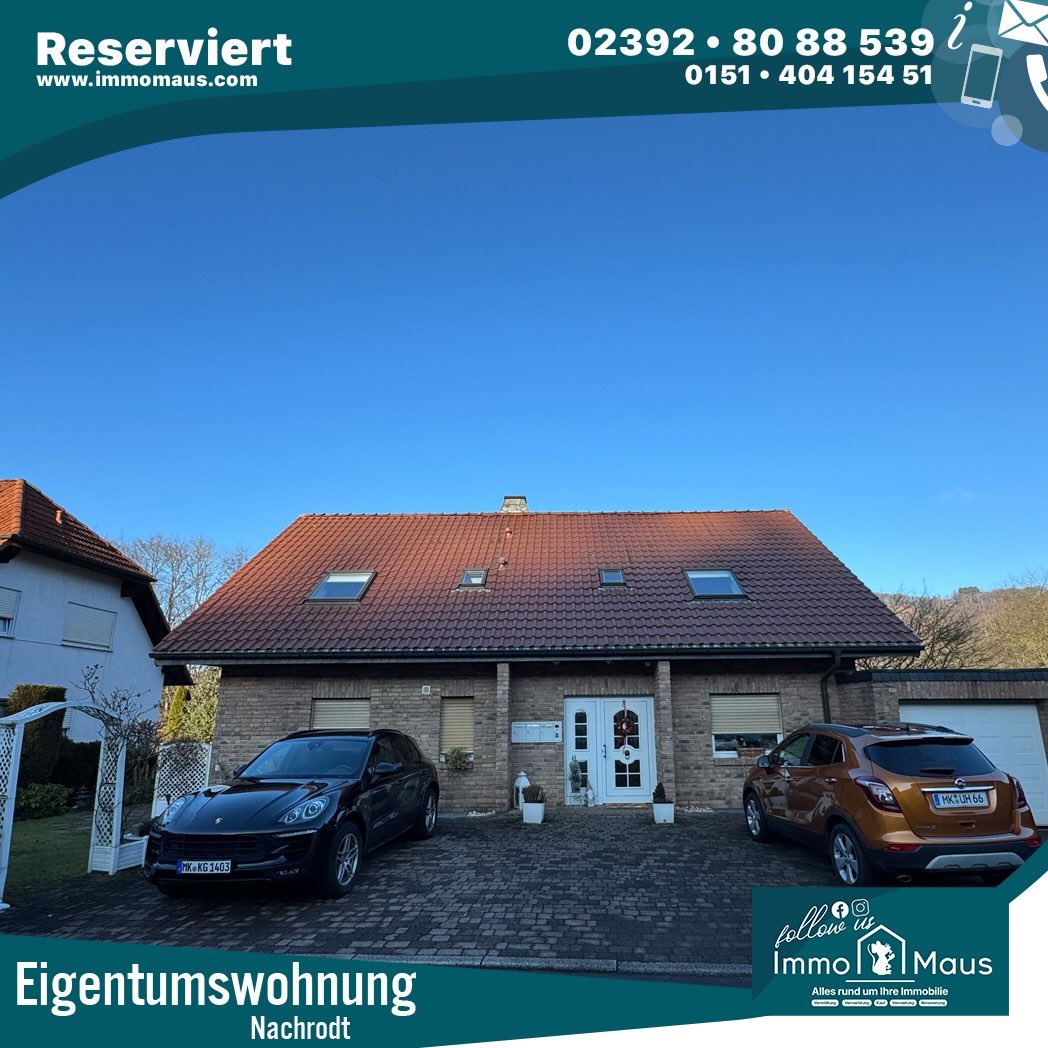 🔒 Reserviert! 🏡✨

Auch diese Eigentumswohnung in Nachrodt ist erfolgreich reserviert 🎉

💛 Das Besondere:
In dem 2-Familienhaus wird künftig wieder die gesamte Familie unter einem Dach leben – ein schönes Ergebnis, das nicht von Anfang an absehbar war.

Im Laufe des Prozesses haben sich die Gegebenheiten verändert – und wir haben gemeinsam passende Lösungen entwickelt 🤝

🏠 Am Ende zählt: Menschen zusammenzubringen und Wohnträume zu ermöglichen.

Ihr Immo Maus Team 🐭💼

#Reserviert #Nachrodt #Eigentumswohnung #Immobilien #Familie