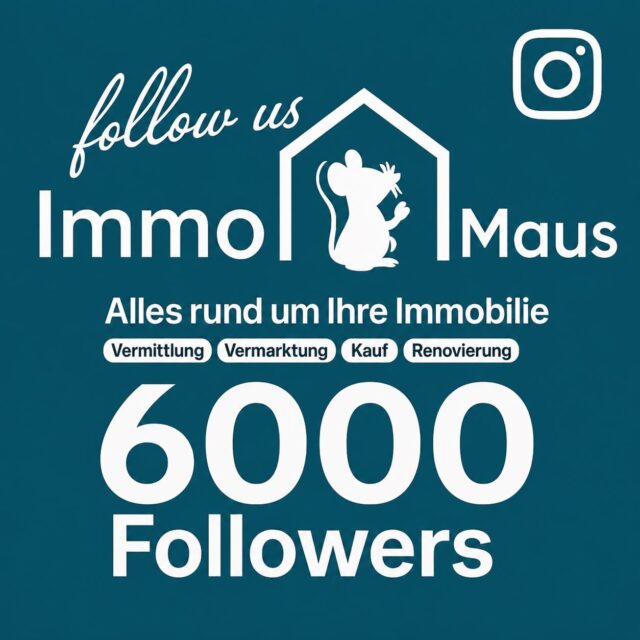 🎉 6.000 Follower – Vielen Dank! 🎉

Wow! Wir haben die 6.000-Follower-Marke geknackt! 🥳 Ein großes Dankeschön an Sie alle, dass Sie unseren Content regelmäßig verfolgen und ein Teil unserer Community sind. 💙

Wir freuen uns darauf, Sie auch in Zukunft mit spannenden Beiträgen rund um Immobilien zu versorgen. Bleiben Sie dran – das Beste kommt noch! 🏡✨

Besonders stolz sind wir darauf, dass wir als Makler im Märkischen Kreis die meisten Follower haben! 💪 Danke für Ihr Vertrauen und Ihre Unterstützung.
 
Ihr Immo Maus Team 🐭💙

#Danke #6000Follower #ImmoCommunity #ImmobilienLiebe