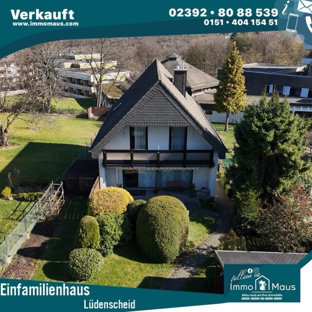 🏡 Verkauft in Lüdenscheid-Hellersen!
Dieses schöne Einfamilienhaus hat nun seinen neuen Besitzer gefunden!

Ein Besichtigungstermin-Marathon mit über 10 Terminen von 11:00 bis 19:00 Uhr hat gereicht, um direkt mehrere Angebote zu erhalten – und Frau Kruse hat wieder hervorragende Arbeit geleistet 💪

Die große Nachfrage zeigt einmal mehr, wie gefragt Immobilien aktuell sind.
👉 Somit ist das nächste Objekt erfolgreich verkauft!

So schnell kann es gehen! 🚀

Ihr Immo Maus Team 🐭🏡
Wir bringen Sie nach Hause.

#Immobilien #Hausverkauft #Lüdenscheid #ImmoMaus #Eigenheim