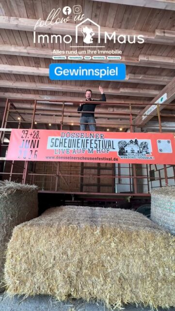 🎉 GEWINNSPIEL 🎉

Wir verlosen für das Scheunenfestival Werdohl auf Hof Crone:

🎟️ 3x2 Festival-Tickets
🏕️ 3x1 Camping-Ticket

✨ So nehmt ihr teil:
✅ @immo_maus folgen
✅ Diesen Beitrag liken ❤️
✅ Eure Festival-Crew in den Kommentaren markieren 👯‍♂️🎶

📅 Teilnahmeschluss: 15.06.2026
📩 Die Gewinner werden per DM benachrichtigt.

🍀 Viel Glück beim IMMO MAUS GEWINNSPIEL!!! 🍀🎉🔥

#gewinnspiel #scheunenfestival #werdohl #festival