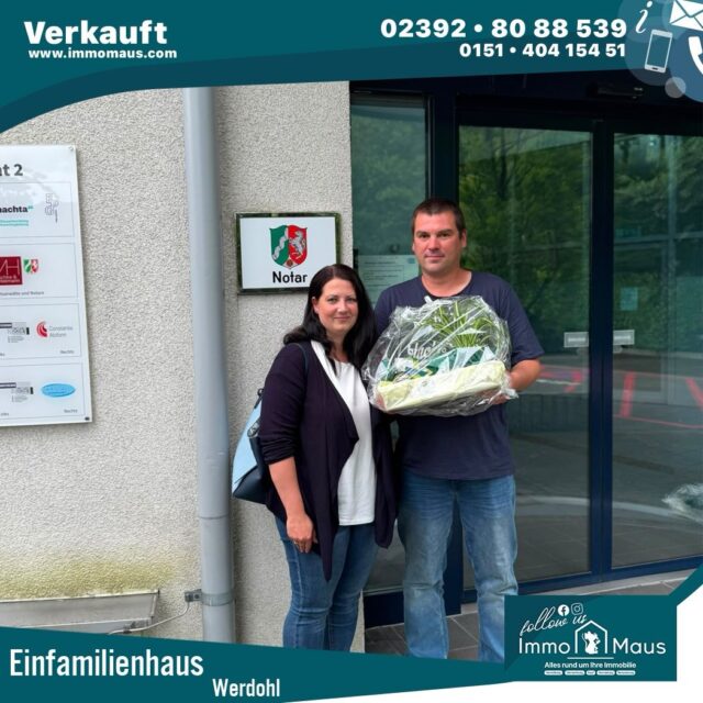 🏡 Verkauft! Einfamilienhaus in Werdohl erfolgreich vermittelt – und das nach nur 3 Tagen Online-Präsenz auf den Immobilienportalen! 🚀
Dieses Ergebnis zeigt einmal mehr, wie dynamisch der Immobilienmarkt sein kann. Für jede Immobilie geben wir Vollgas und setzen alles daran, Verkäufer und Kaufinteressenten bestmöglich zusammenzubringen. 💪🔑
Besonders freut uns, dass beide Seiten überglücklich sind und wir erneut eine erfolgreiche Vermittlung abschließen konnten. Vielen Dank für das entgegengebrachte Vertrauen!
Sie möchten ebenfalls Ihre Immobilie verkaufen oder sind auf der Suche nach Ihrem neuen Zuhause? Sprechen Sie uns gerne an. 🏠
#Werdohl #Immobilienmakler #Einfamilienhaus #Verkauft #Immobilien