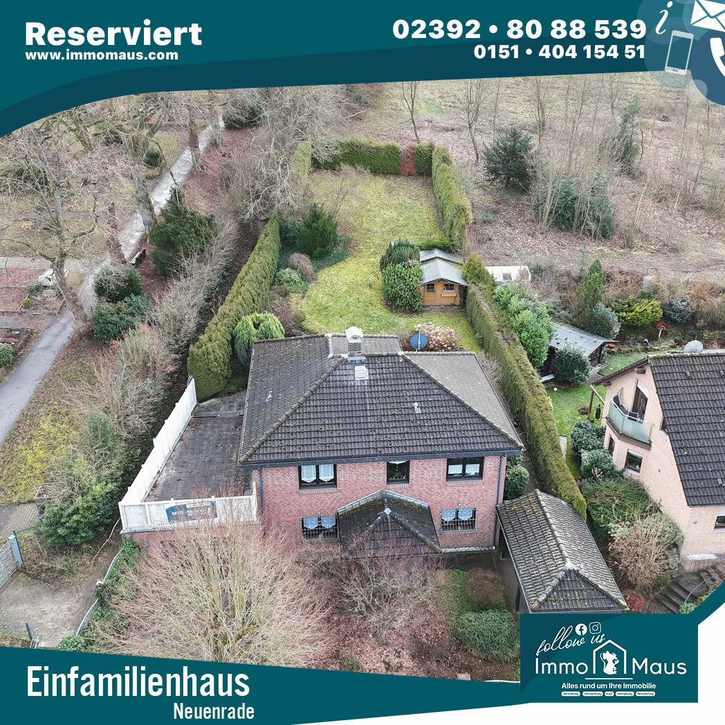 🏡 Reserviert! 🎉

Dieses schöne Einfamilienhaus in Neuenrade ist nun erfolgreich reserviert!

Manchmal braucht es etwas mehr Zeit, Geduld und die richtige Strategie. Auch bei dieser Immobilie hat es etwas länger gedauert, doch wir sind drangeblieben und haben an die passende Lösung geglaubt. Und wieder einmal hat sich gezeigt: Geduld zahlt sich aus! 😊

✅ Finanzierung steht
✅ Notar beauftragt
✅ Haus reserviert

Wir freuen uns für alle Beteiligten und bedanken uns für das entgegengebrachte Vertrauen.

Wir finden für jede Herausforderung die passende Lösung – denn Aufgeben ist für uns keine Option.

Ihr Immo Maus Team 🐭🏠