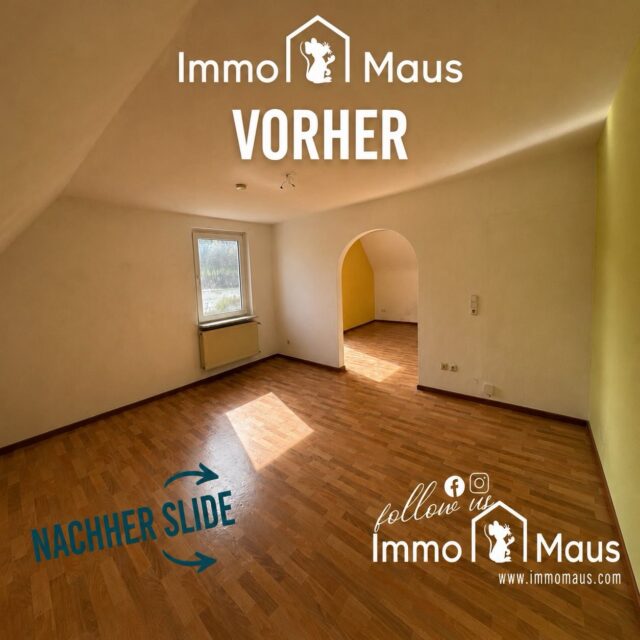 🏡✨ Es geht los – unsere Vorher/Nachher-Serie startet! ✨🏡

Nach 2,5 Jahren intensiver Arbeit möchten wir Ihnen endlich die beeindruckende Entwicklung unseres Immo Maus Lister Objekts präsentieren.

Den Anfang machen heute die Bilder des Wohn- und Esszimmers in Wohnung 2. 📸

➡️ Vorher
➡️ Während der Renovierung
➡️ Nachher

Mit viel Engagement, Planung und Liebe zum Detail wurde aus einer in die Jahre gekommenen Wohnung ein moderner und wohnlicher Lebensraum geschaffen.

Das Ergebnis kann sich sehen lassen, oder was meinen Sie? 🤩

✍️ Schreiben Sie uns Ihre Meinung gerne in die Kommentare. Wir freuen uns auf Ihr Feedback!

🐭 Ihr Immo Maus Team

#ImmoMaus #VorherNachher #Sanierung #Renovierung #Immobilien Wohnzimmer