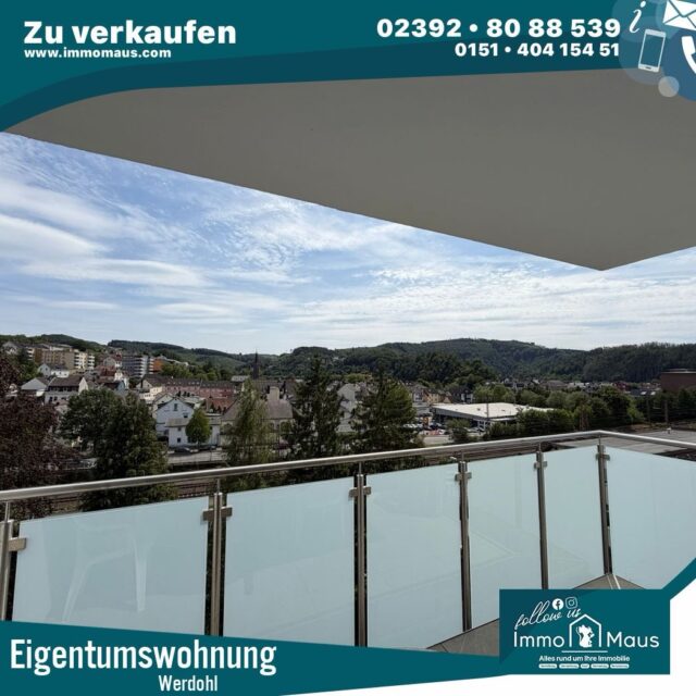 🏡✨ Kapitalanleger aufgepasst! 💼📈

Sie sind auf der Suche nach einer soliden Kapitalanlage mit langfristigem Potenzial? Dann könnte diese gepflegte Eigentumswohnung in 58791 Werdohl genau das Richtige für Sie sein! 🔑

🌟 Die Highlights auf einen Blick:
✅ Ca. 71 m² Wohnfläche
✅ 3 Zimmer mit guter Raumaufteilung
✅ 🌿 Balkon zum Entspannen
✅ 🚗 Eigene Garage
✅ 🛗 Personenaufzug im Haus
✅ 🏢 Gepflegte Wohnanlage
✅ 🔒 Bereits vermietet – ideal für Kapitalanleger
✅ 💶 Aktuelle Kaltmiete inkl. Garage: ca. 465 € monatlich (zzgl. Nebenkosten)
✅ 📊 Energieeffizienzklasse B
✅ 💰 Kaufpreis: 89.000 €

Besonders attraktiv: Der Mieter wohnt bereits seit vielen Jahren in der Wohnung – eine interessante Grundlage für Anleger, die auf eine vermietete Immobilie setzen möchten. 📈🤝

📍 Zentrale Lage in Werdohl mit kurzen Wegen zu Einkaufsmöglichkeiten, Ärzten, Schulen, öffentlichen Verkehrsmitteln und weiteren Einrichtungen des täglichen Bedarfs.

📞 Möchten Sie mehr über diese interessante Kapitalanlage erfahren oder einen Besichtigungstermin vereinbaren? Dann kontaktieren Sie uns gerne!

💙 Ihr Immo Maus Team 🐭🏡

#ImmoMaus #Kapitalanlage #Eigentumswohnung #Werdohl