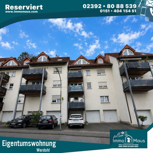 🎉🏡 Schnell, schneller – unser Netzwerk! 🚀
RESERVIERT! 🔑✨
Unsere Eigentumswohnung in Werdohl-Königsburg mit 75 m² ist bereits reserviert! 🏠💙
Wieder einmal hat sich unser starkes Netzwerk an Kapitalanlegern ausgezahlt. 💼🤝 Der Kaufvertrag wurde bereits in die Wege geleitet – das ging mal wieder rasant schnell! ⚡📄
👏 Ein großes Lob an Alice Schmidt für diese großartige Leistung! 🌟😊
Du möchtest deine Immobilie ebenfalls schnell und erfolgreich verkaufen? Dann melde dich bei uns – wir freuen uns auf dich! 📲🏡
💙 Euer Immo Maus Team 🐭🏠
#Reserviert #Immobilien #Werdohl #königsburg