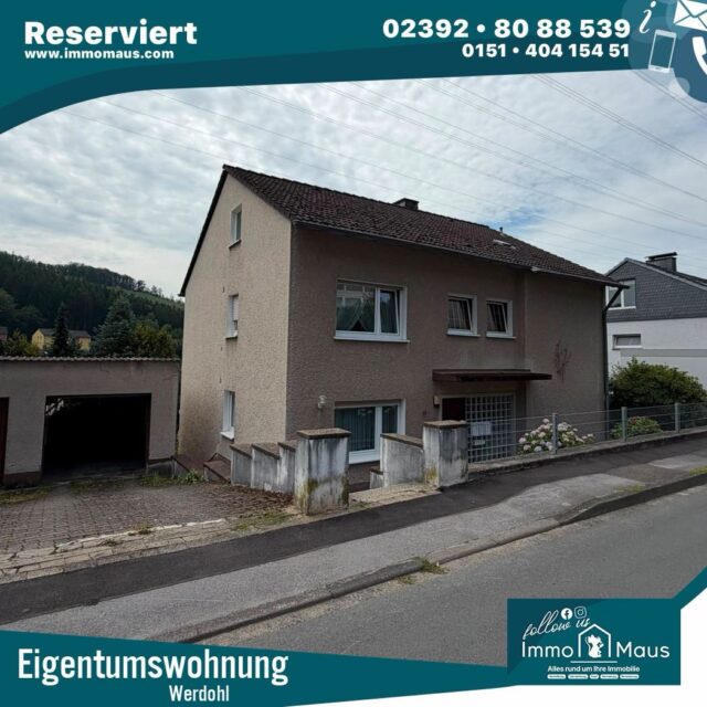 ✨ Perfect Match in Werdohl-Pungelscheid! 🏡❤️

Diese Wohnung hat es dieses Mal gar nicht erst in die Vorankündigung geschafft. Wir hatten sofort einen Kunden im Kopf und wussten: Das könnte ein perfektes Match werden. 🤝

📅 Freitag: Auftrag erhalten
👀 Sonntag: Besichtigung
🔑 Montag: Zweite Besichtigung – und direkt die Zusage!

Genau so lieben wir unsere Arbeit: Die richtigen Menschen mit der richtigen Immobilie zusammenzubringen. 💚

Die ImmoMaus gibt weiter Vollgas! 🚀

Ich wünsche euch ein schönes Wochenende! ☀️

#ImmoMaus #PerfectMatch #Werdohl #pungelscheid