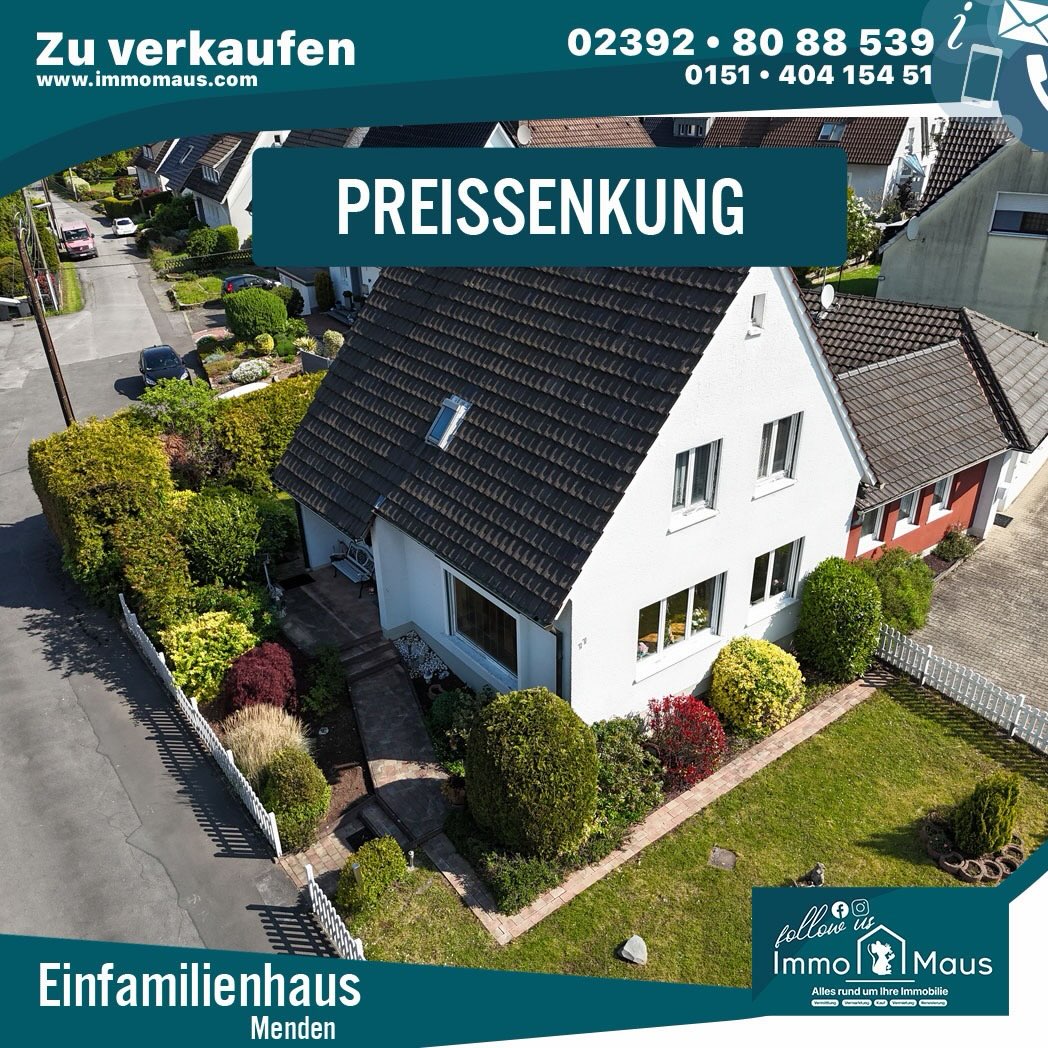 🏡 PREISREDUZIERUNG IN MENDEN! 🔥
269.000 € → jetzt attraktiver!
✨ Platz für Generationen, Familie & Lebensträume!
Dieses großzügige Einfamilienhaus mit ca. 219 m² Wohnfläche, 8 Zimmern und 609 m² Grundstück bietet jede Menge Platz und vielseitige Nutzungsmöglichkeiten.
👨👩👧👦 Ideal für Mehrgenerationenwohnen
🏠 2 Wohneinheiten
🌿 2 Terrassen + Balkon
🚗 Garage + 3 Stellplätze
🛠️ Renovierungsbedürftig – perfekt für eigene Ideen
📍 Menden
💰 269.000 €
👉 Jetzt Besichtigung vereinbaren und Potenzial entdecken!
Immo-Maus Team 🐭
📞 02392 / 8088539
🌐 immomaus.com
#Preisreduzierung #Menden #Immobilie #Hauskauf #einfamilienhaus