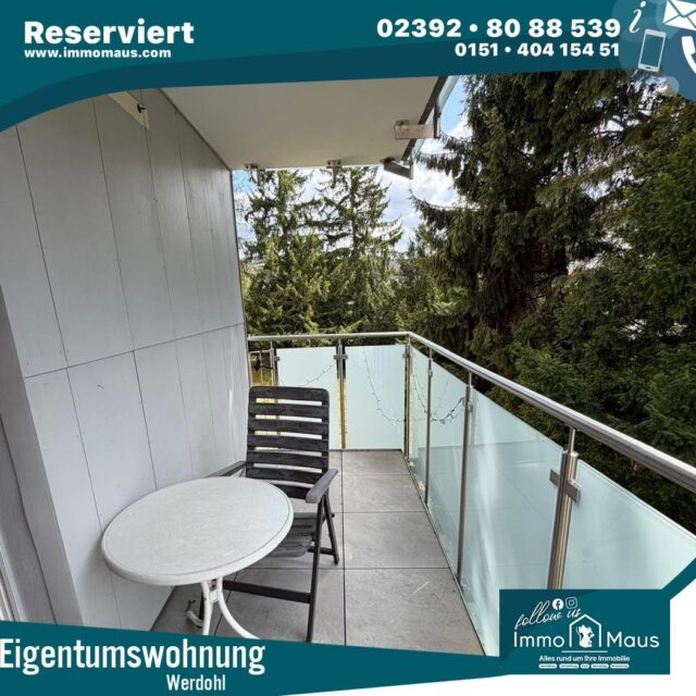 🏡 1 von 2 Wohnungen bereits reserviert! 🔑✨
Das ging wieder schnell! 🚀
Eine unserer beiden Eigentumswohnungen in der Hardtstraße 1 in Werdohl ist bereits reserviert. ✅
Ein Kapitalanleger hat sich diese Gelegenheit gesichert. 📈🏠
👉 Eine Wohnung ist noch verfügbar!
Haben Sie Interesse an der zweiten Eigentumswohnung? Dann melden Sie sich gerne bei uns – wir informieren Sie persönlich über alle Details. 📩📞
🐭🏡 Ihr Immo-Maus-Team
#ImmoMaus #Werdohl #Eigentumswohnung #WohnungZuVerkaufen